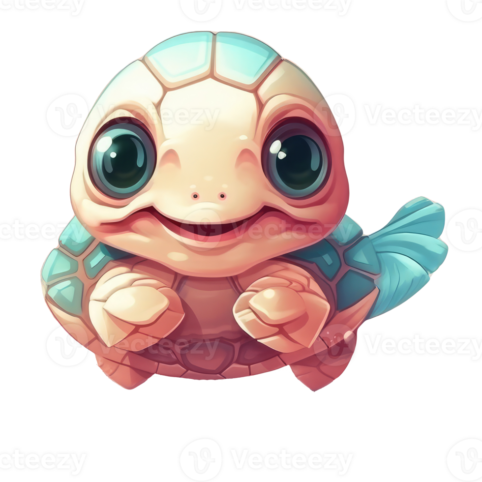 cute turtle . png