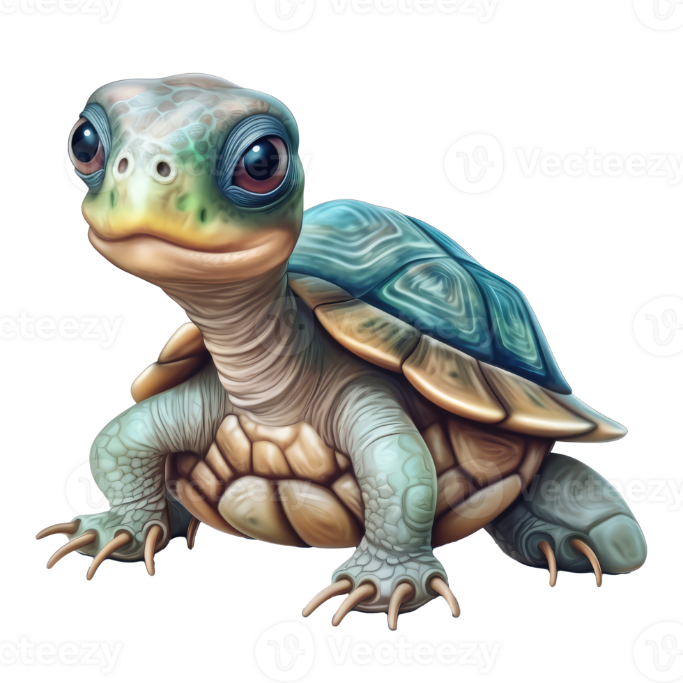 cute turtle . png