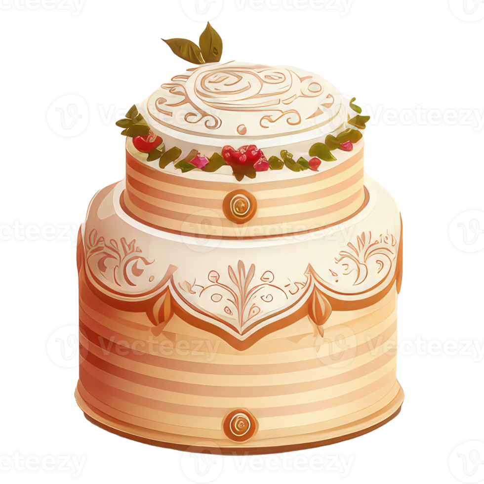 cute wedding cake . png
