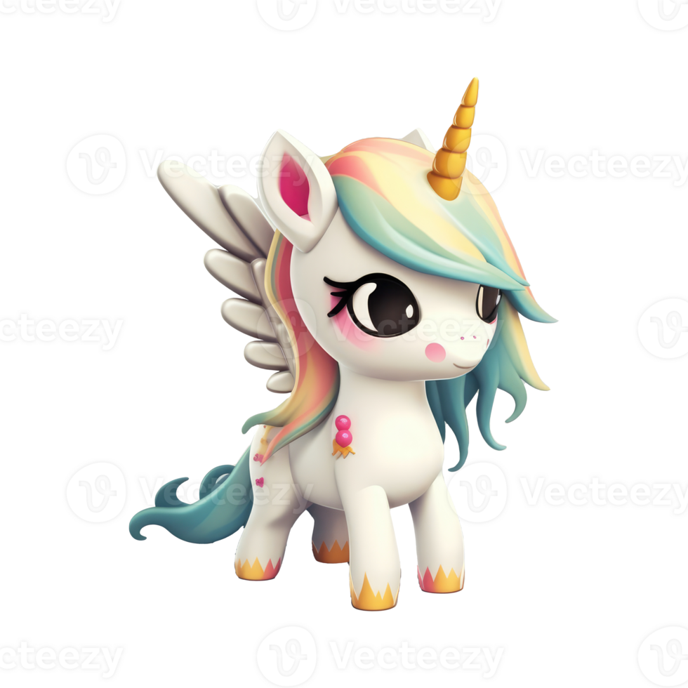 Cute unicorn pony . png