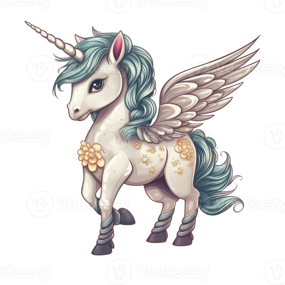 unicorn with wings . png