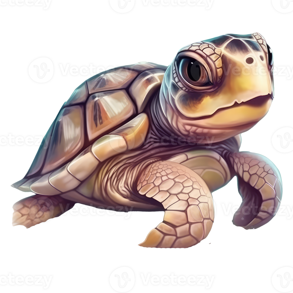 cute turtle . png
