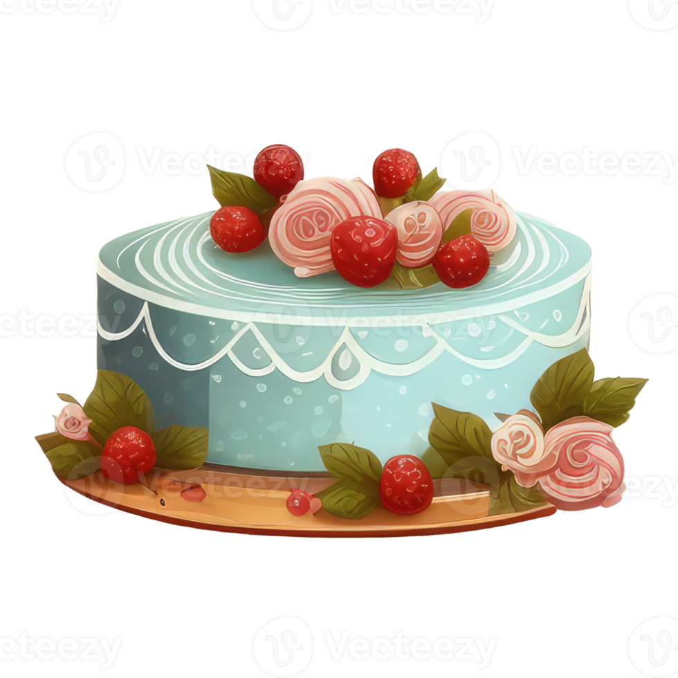 cute wedding cake . png
