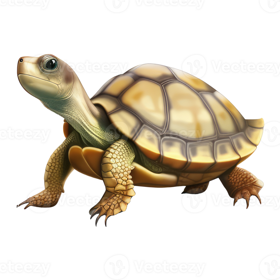 Tortuga mascota variaciones . ai generado png