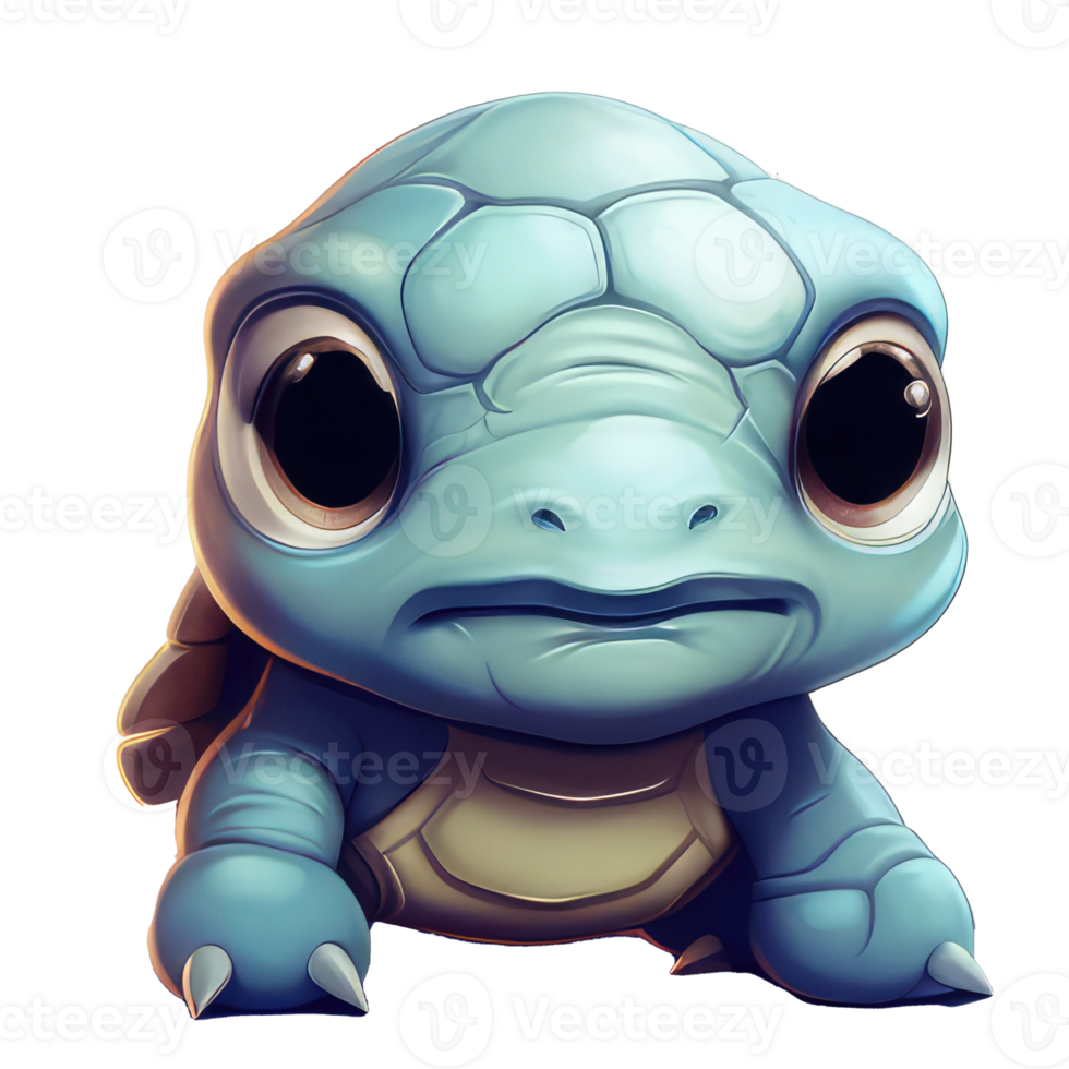 cute turtle . AI Generated 23529601 PNG