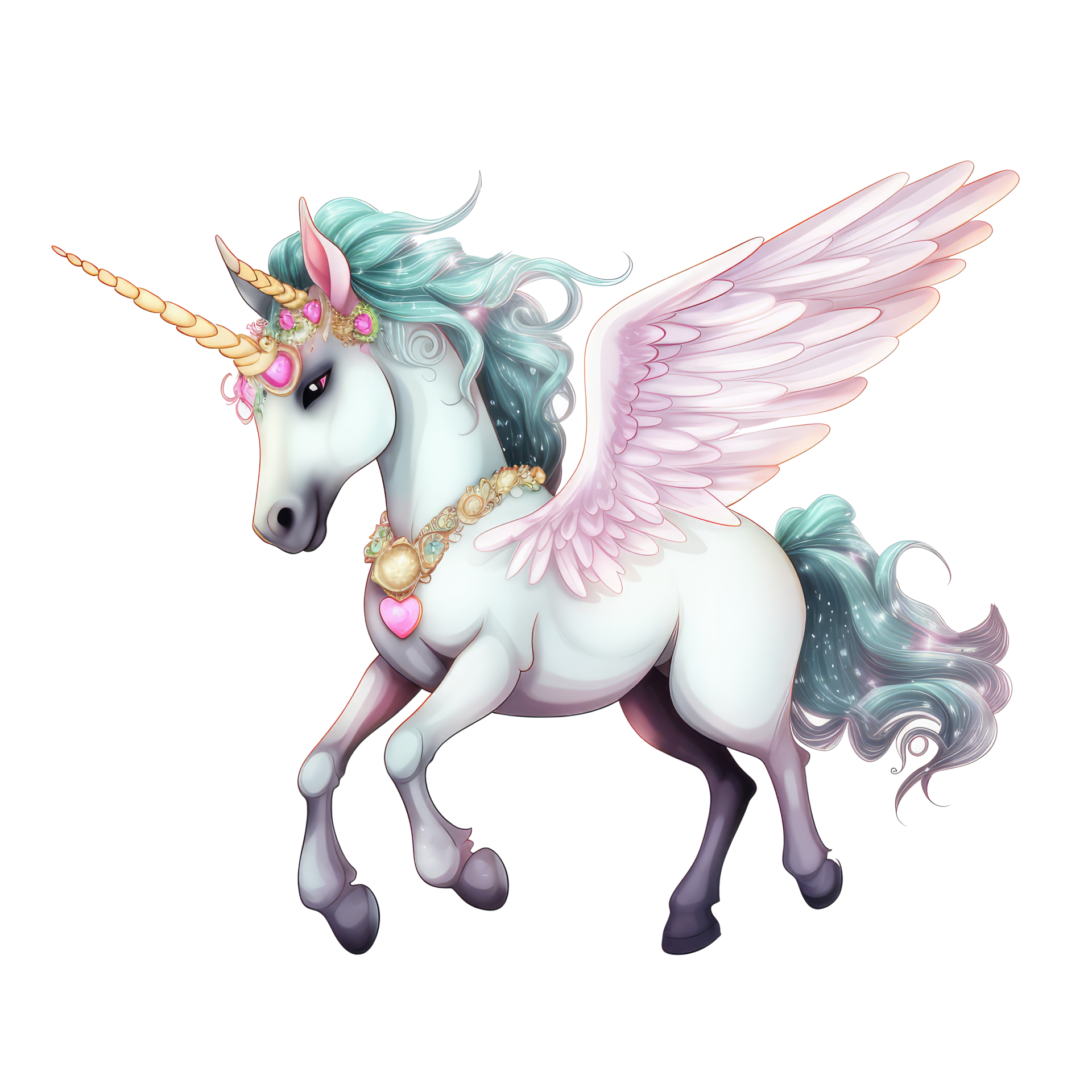 unicorn with wings . 23529680 PNG