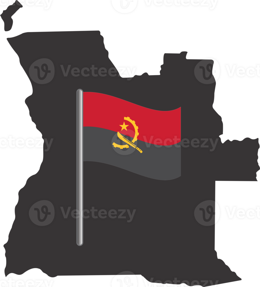Angola flag pin map location png