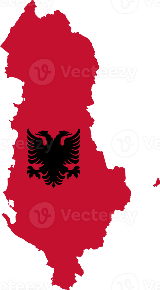Albania flag pin map location png