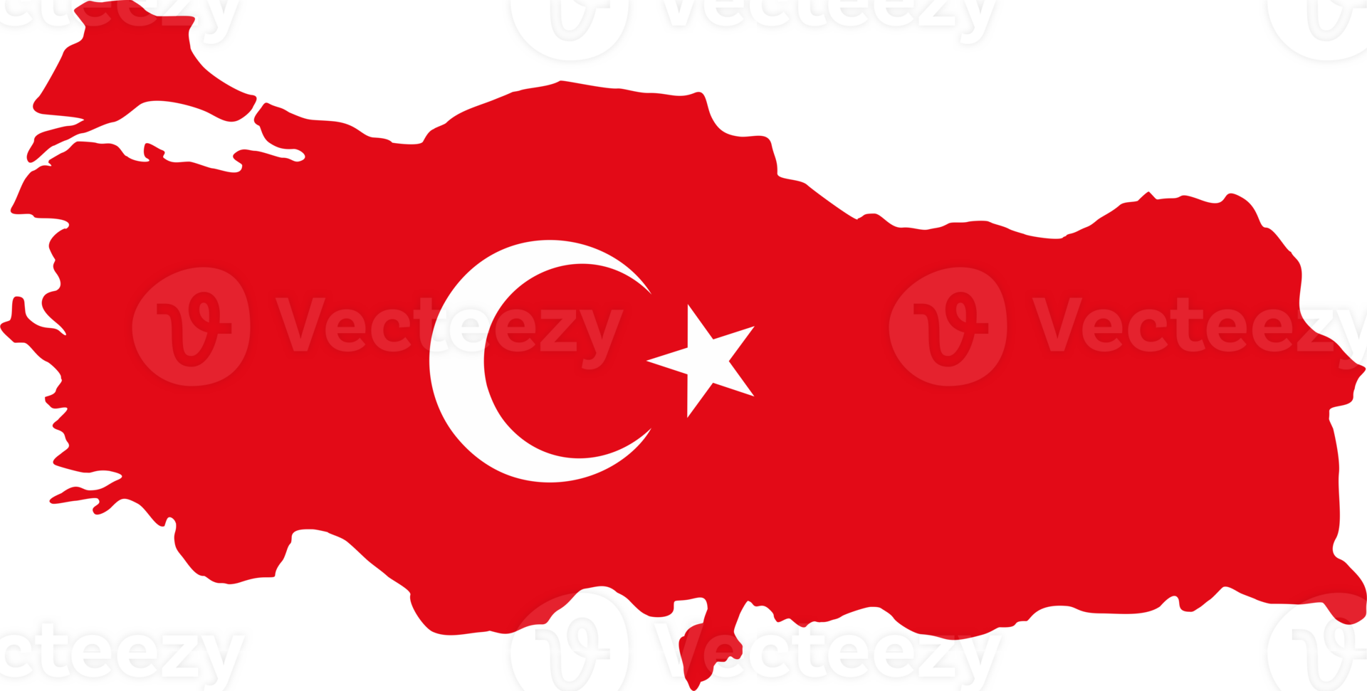 Turkey flag pin map location png