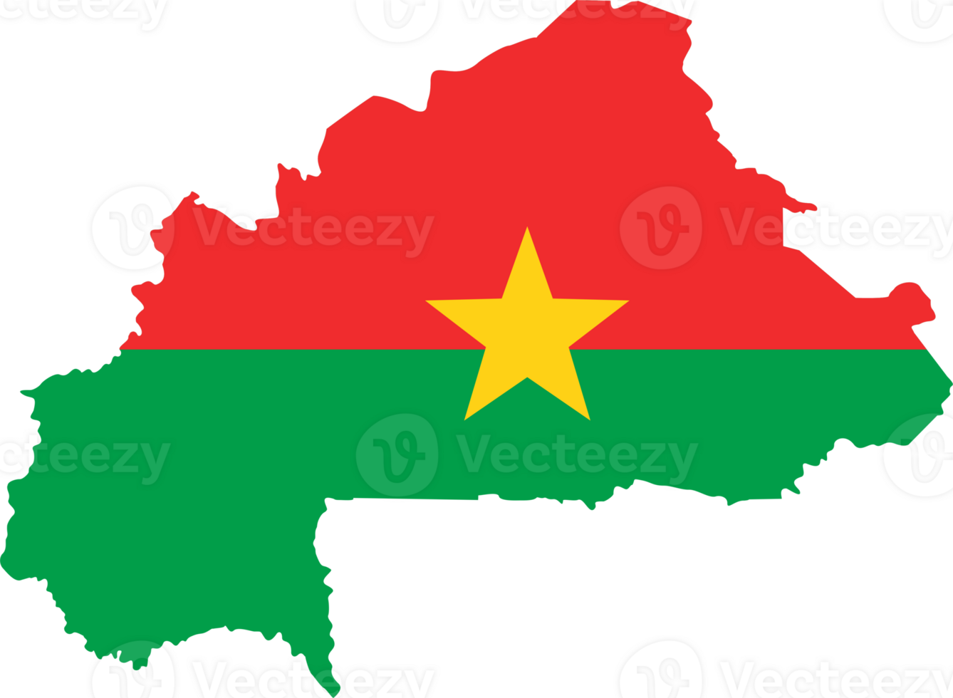 Burkina Faso flag pin map location png