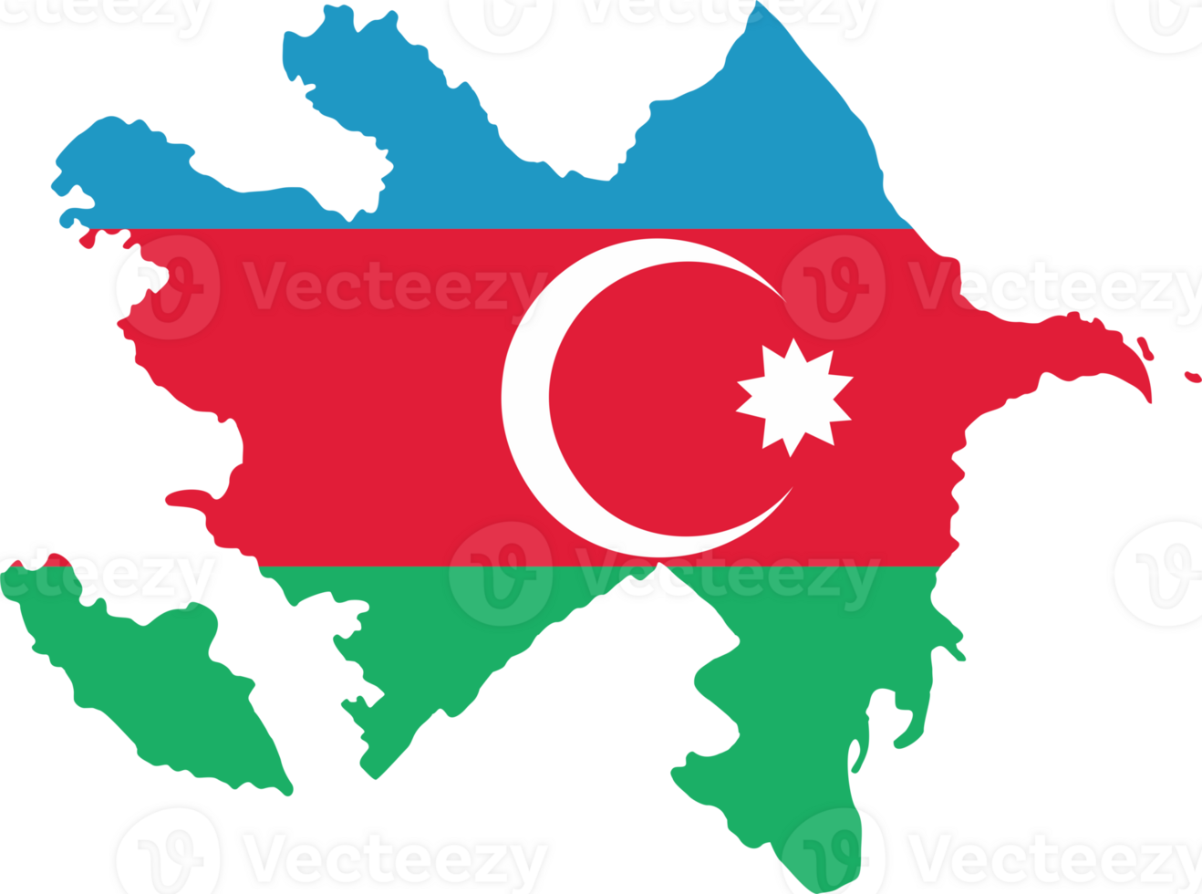 Azerbaijan flag pin map location png