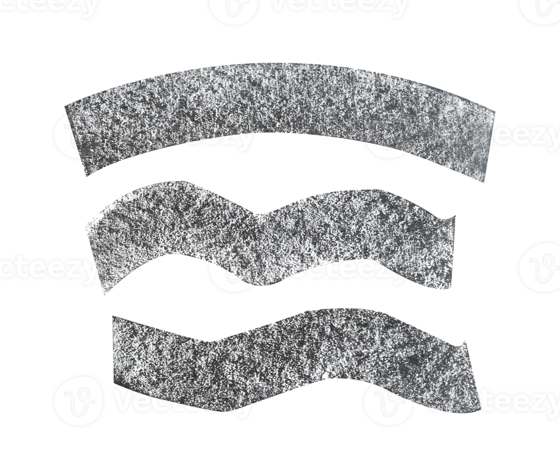 chalk brush pattern board eraser on transparent background png file