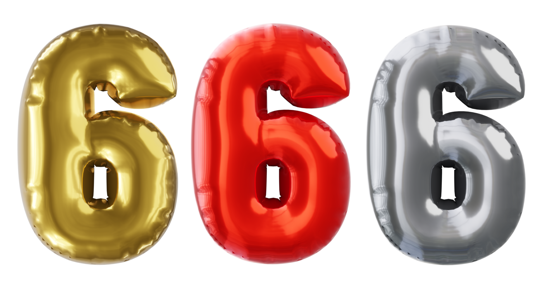 globo-n-mero-6-rojo-dorado-plata-realista-3d-23530114-png