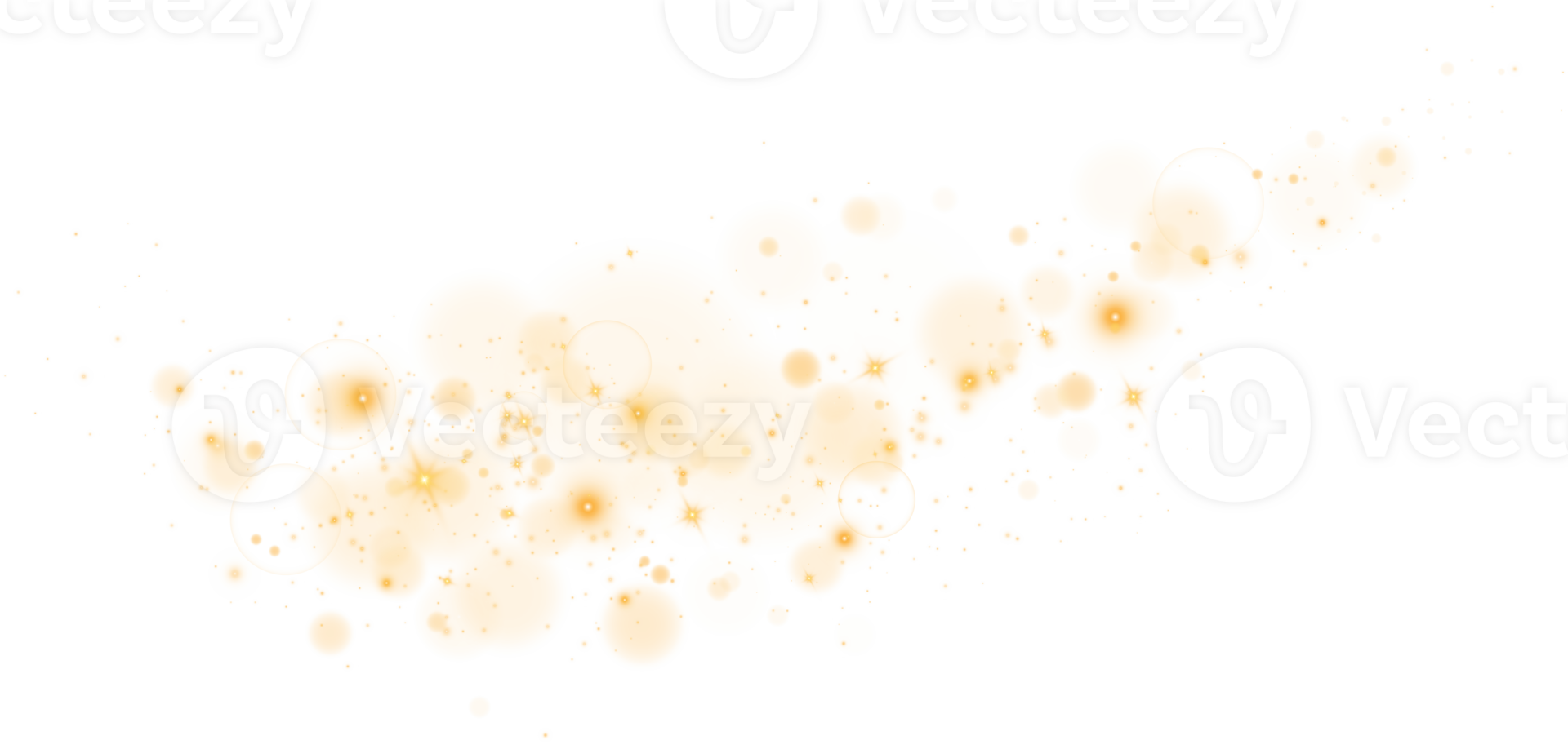 Abstract golden glitter wave illustration. Golden star dust sparkle