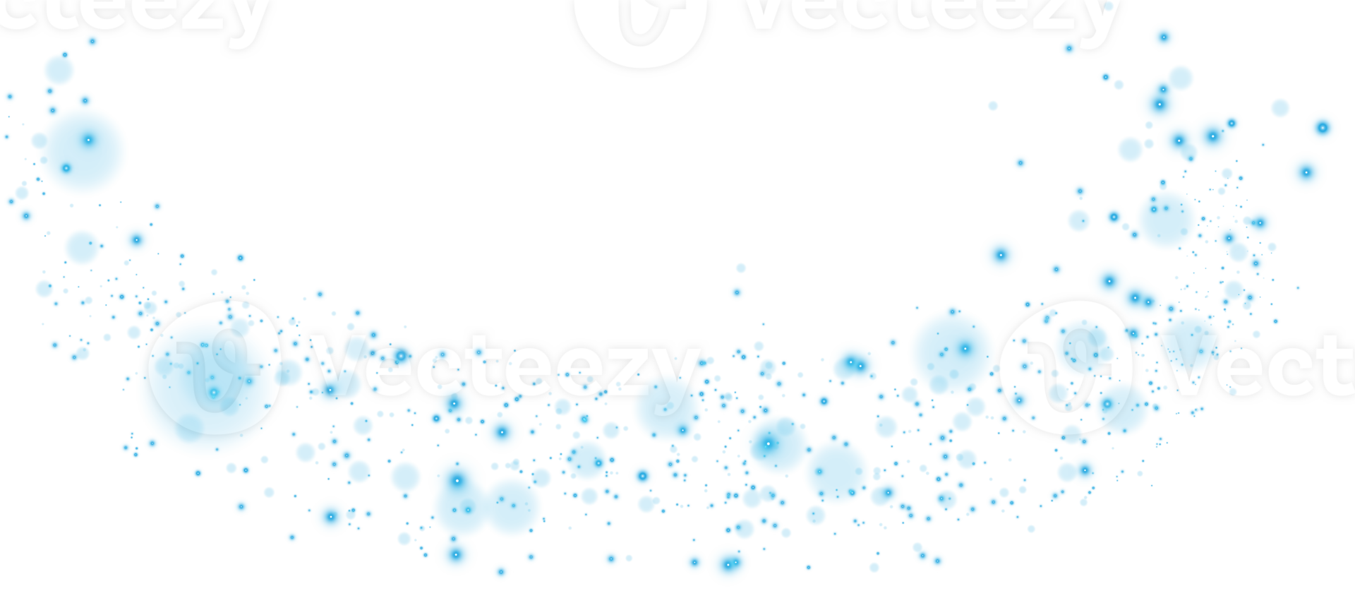 Abstract blue glitter wave illustration. Blue stardust sparkle