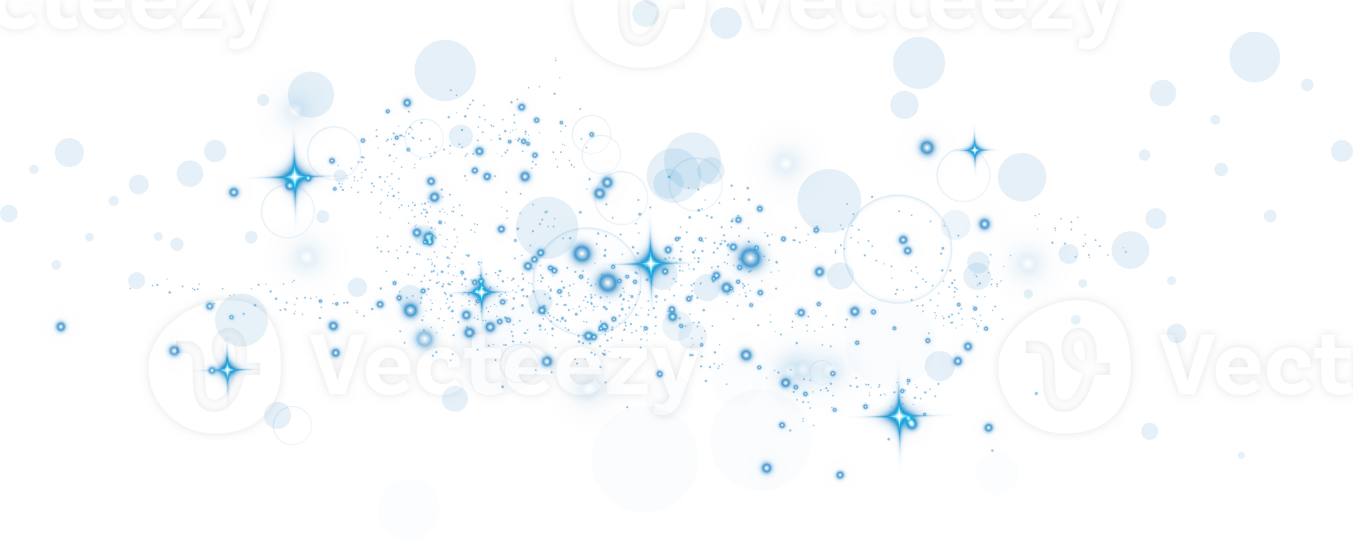 Abstract blue glitter wave illustration. Blue stardust sparkle particles isolated on transparent background. Magic concept. PNG. png