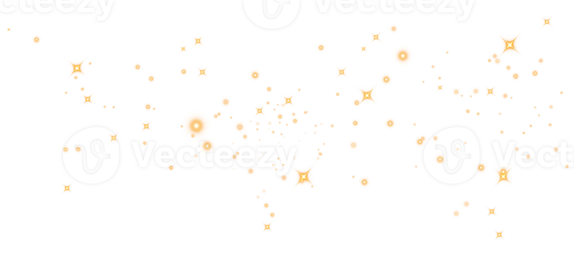 Abstract golden glitter wave illustration. Golden star dust sparkle