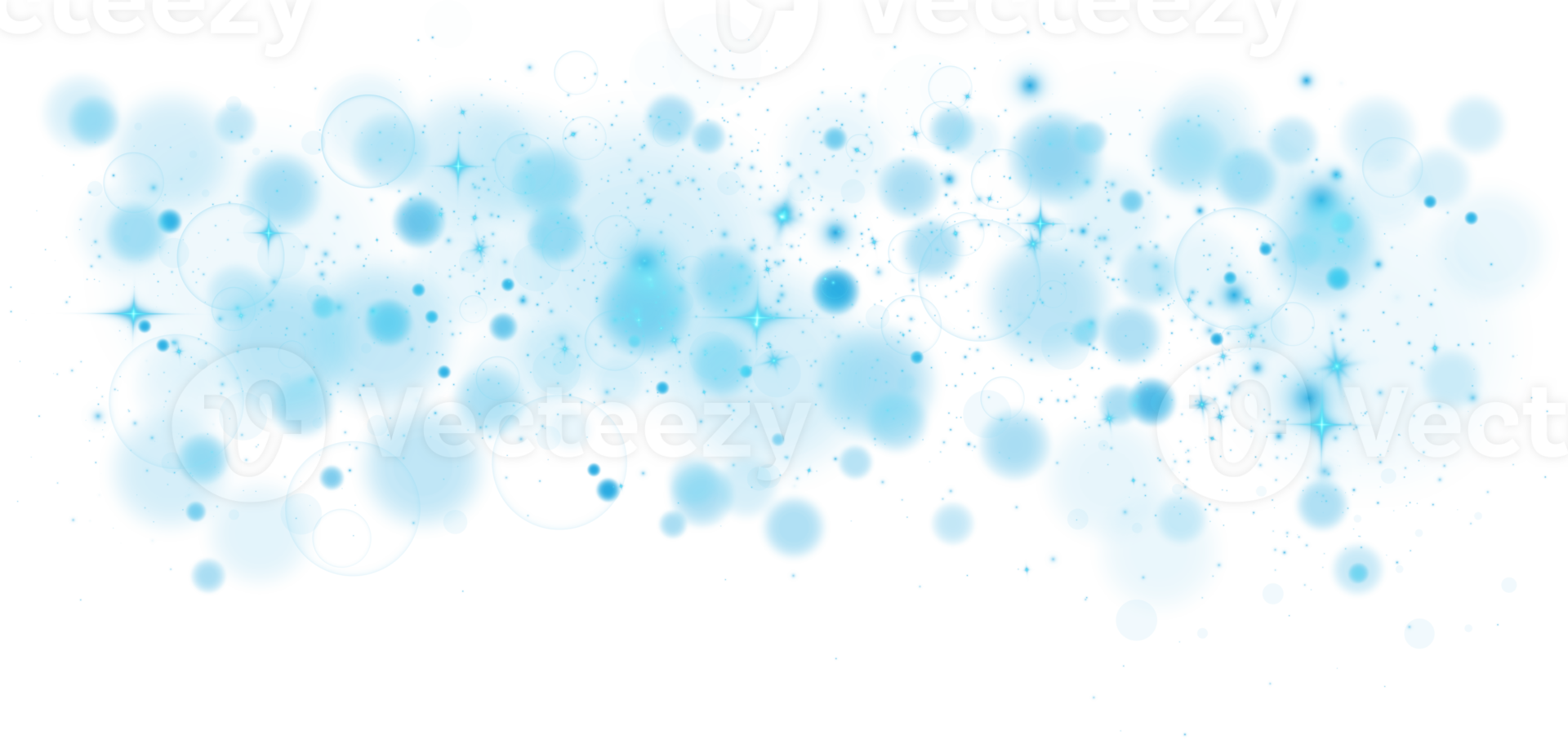 Abstract blue glitter wave illustration. Blue stardust sparkle particles isolated on transparent background. Magic concept. PNG. png
