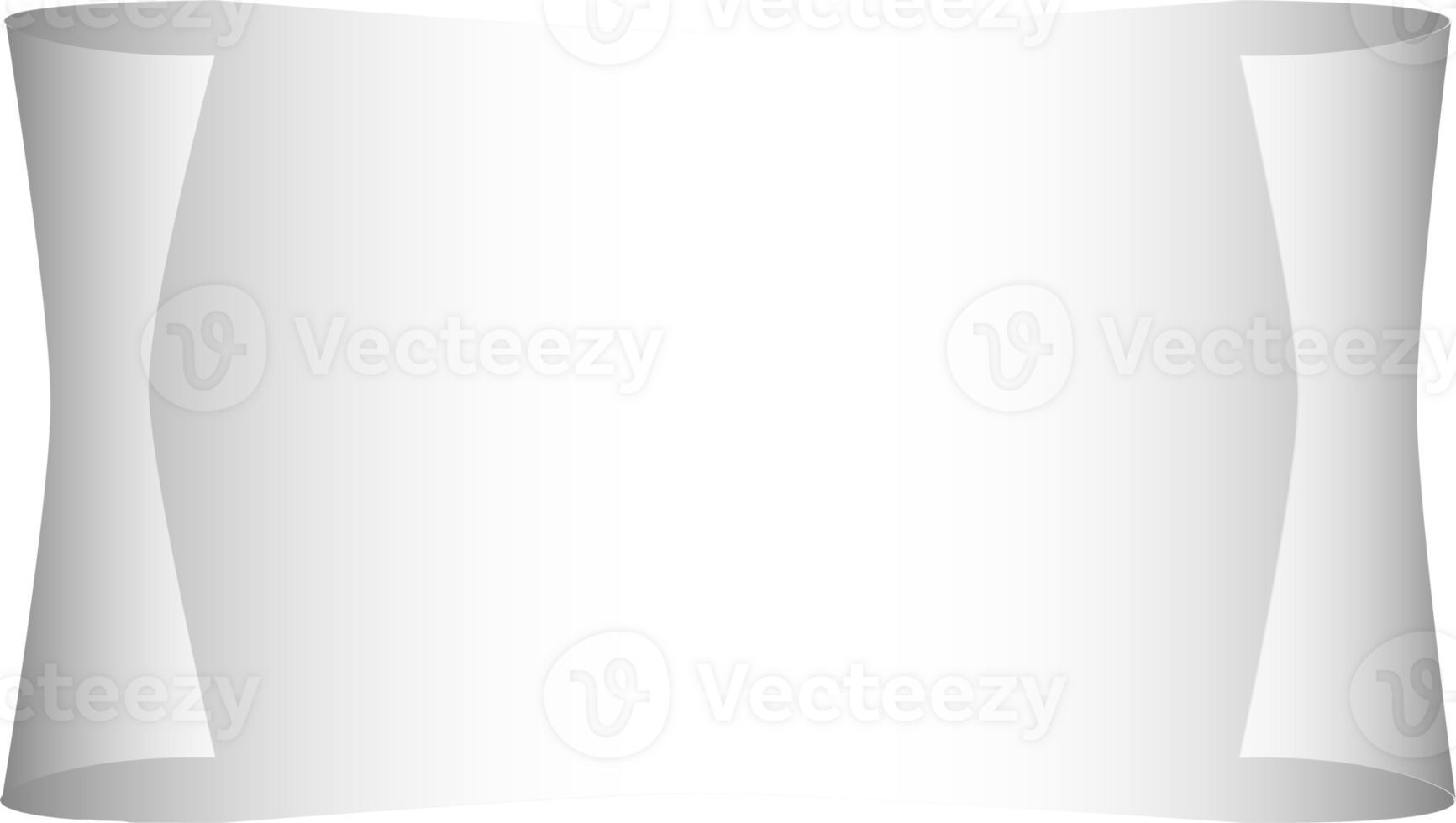 Realistic paper sheet with folded corner. Paper sheet A4 with shadows on transparent background. PNG. png