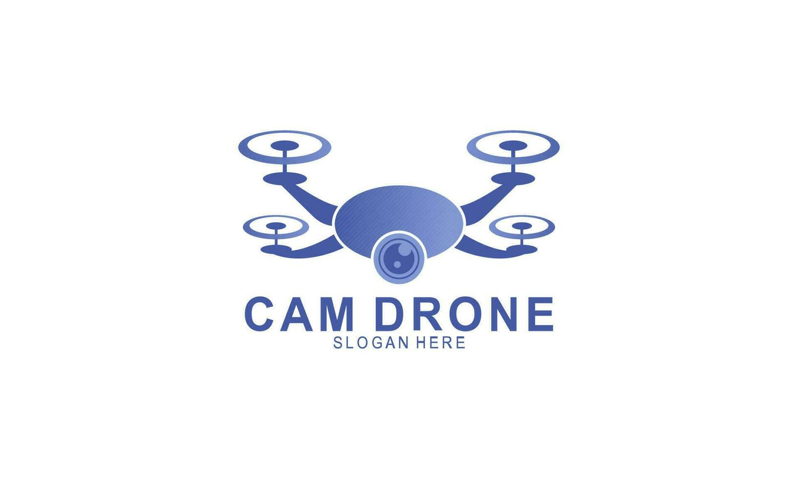 Drone logo template illustration vector