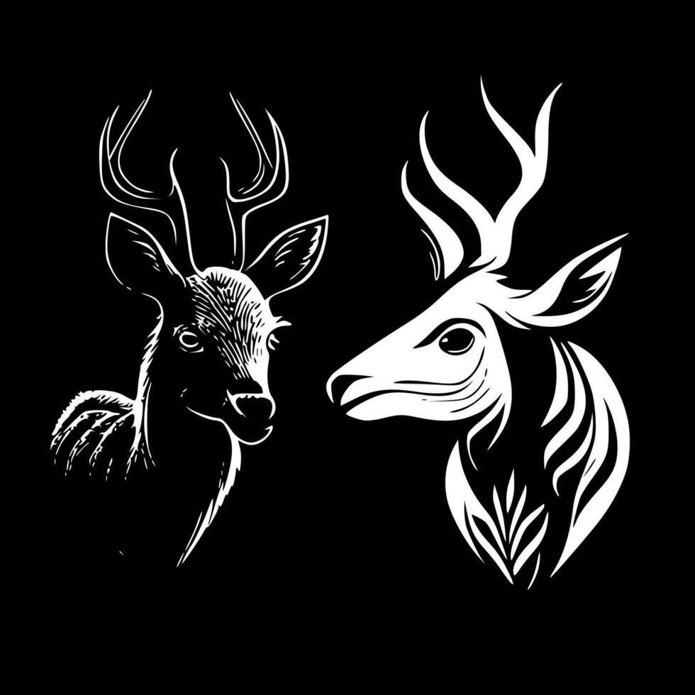 Deer - High Quality Vector Logo - Vector illustration ideal for T-shirt graphic