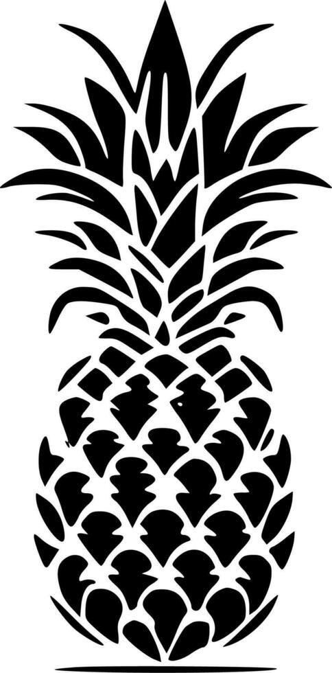 piña - minimalista y plano logo - vector ilustración