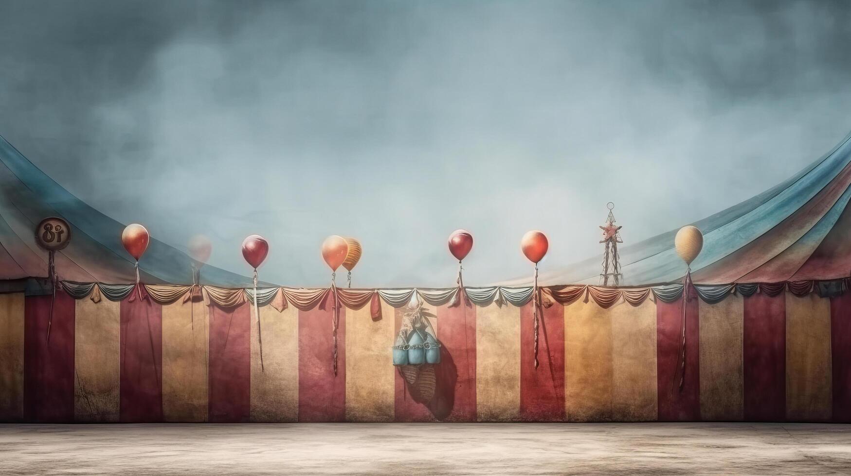 Circus background. Illustration photo