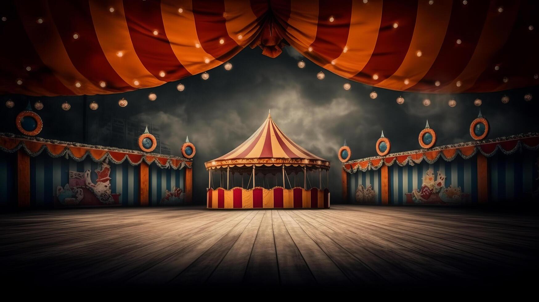 Circus background. Illustration photo