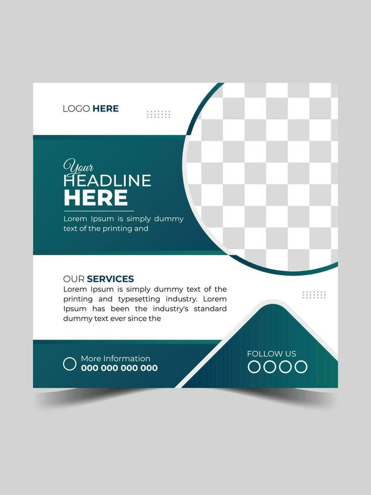 Social Media Post vector