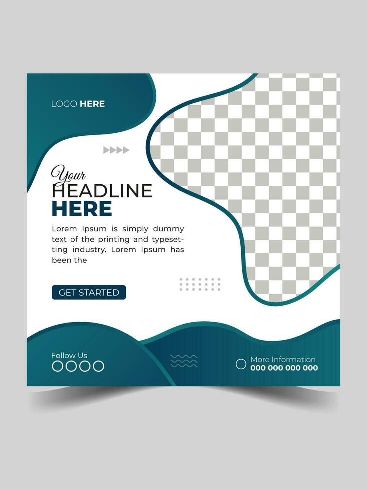 Social Media Post vector
