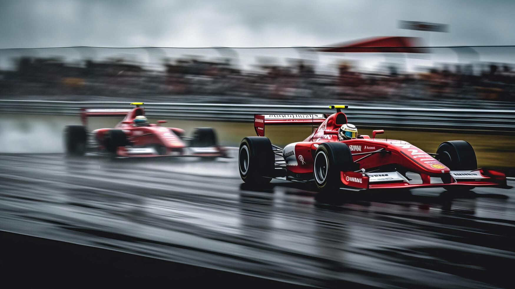 Sport racing car. Illustration photo