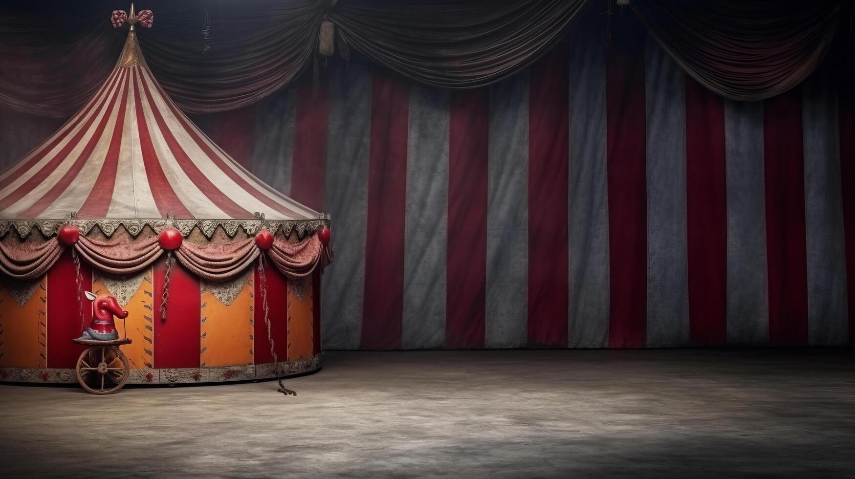 Circus background. Illustration photo