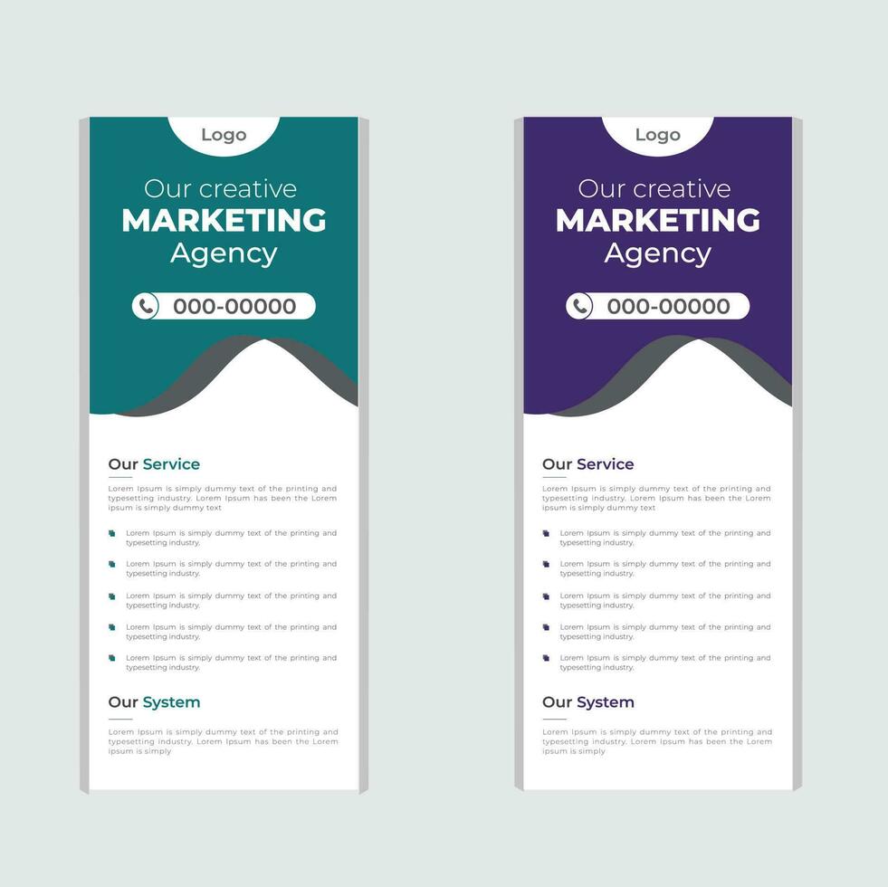 professional business corporate roll-up banner design for grow up your business to a high level. roll up or pull up display exhibition standee print banner vector