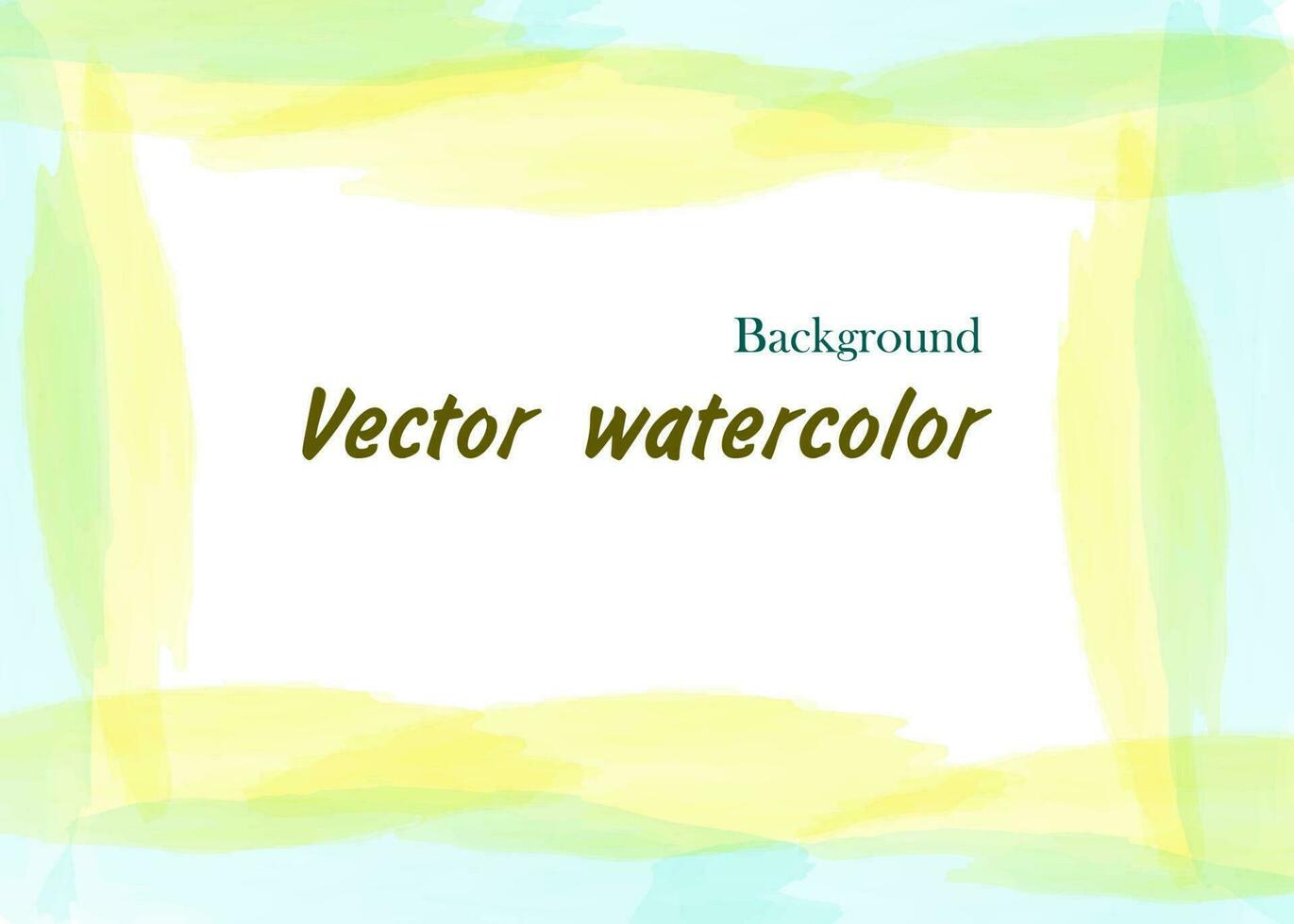 vector watercolor abstract background in floral colors