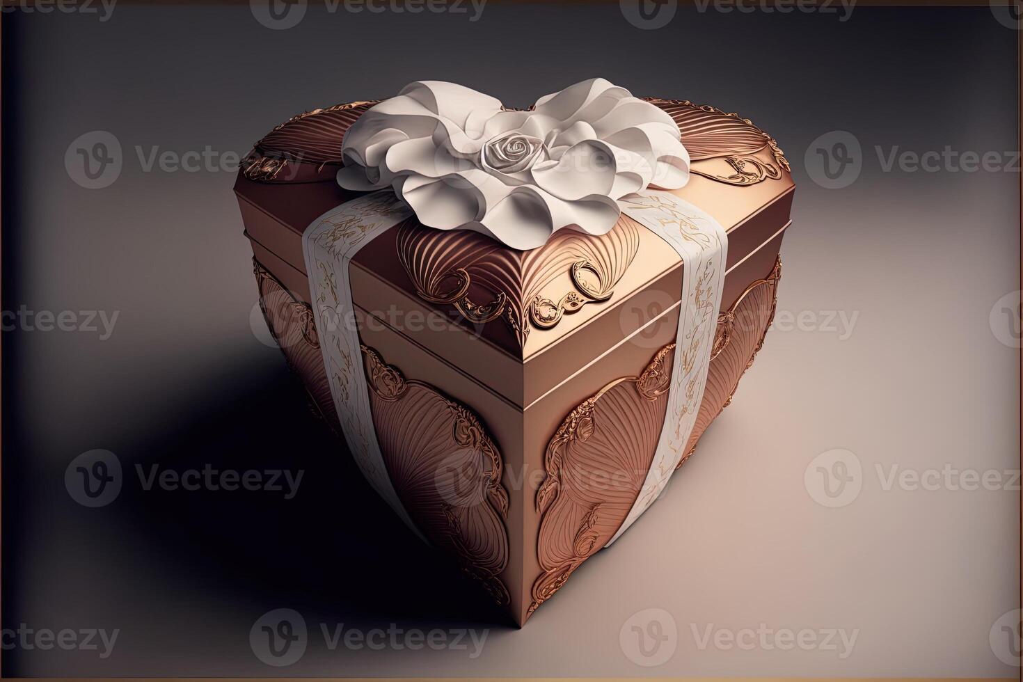 Realistic decorative gift boxes 3d gifts white cardboard packaging templates side view heart shape presents Perfectly wrapped valentines giftbox luxury cardboard photo
