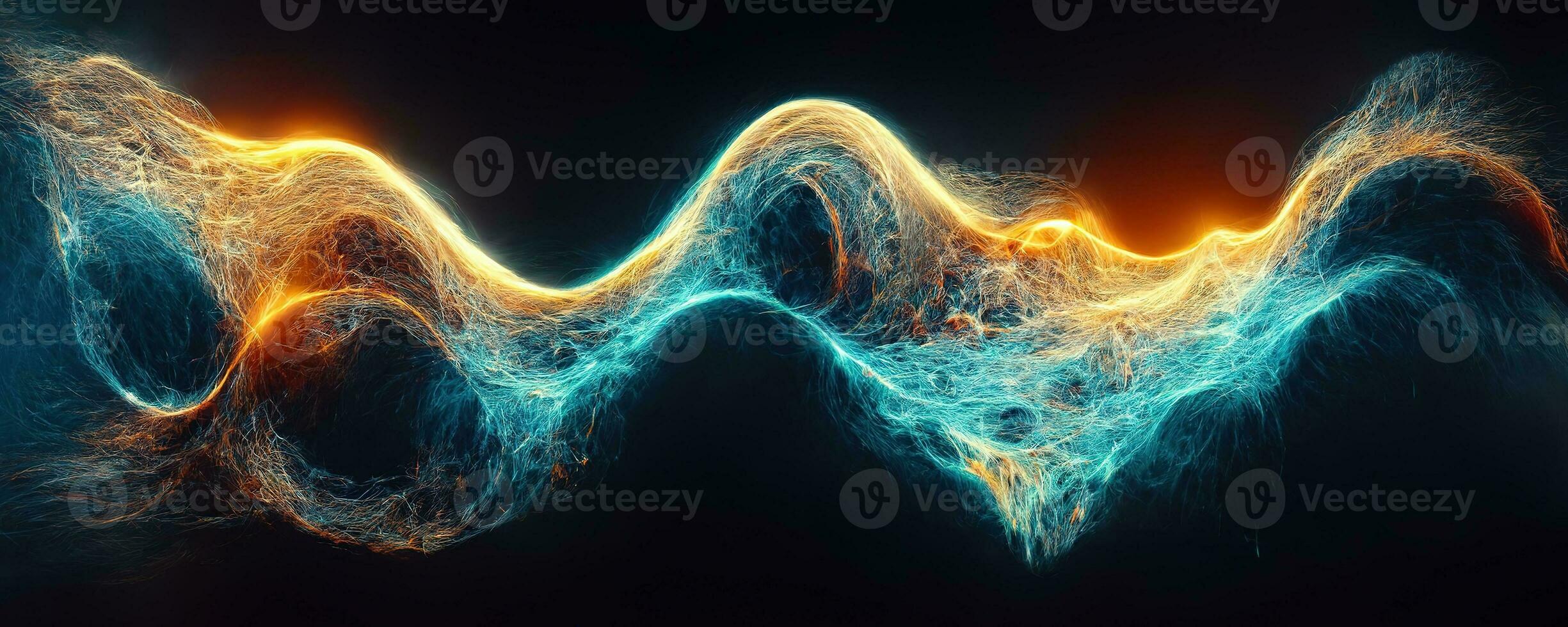 Illusion or dream, innovation or exploration, technology or sci fi. Physics quantum fluctuations 8k octane rendered ultra realistic. photo