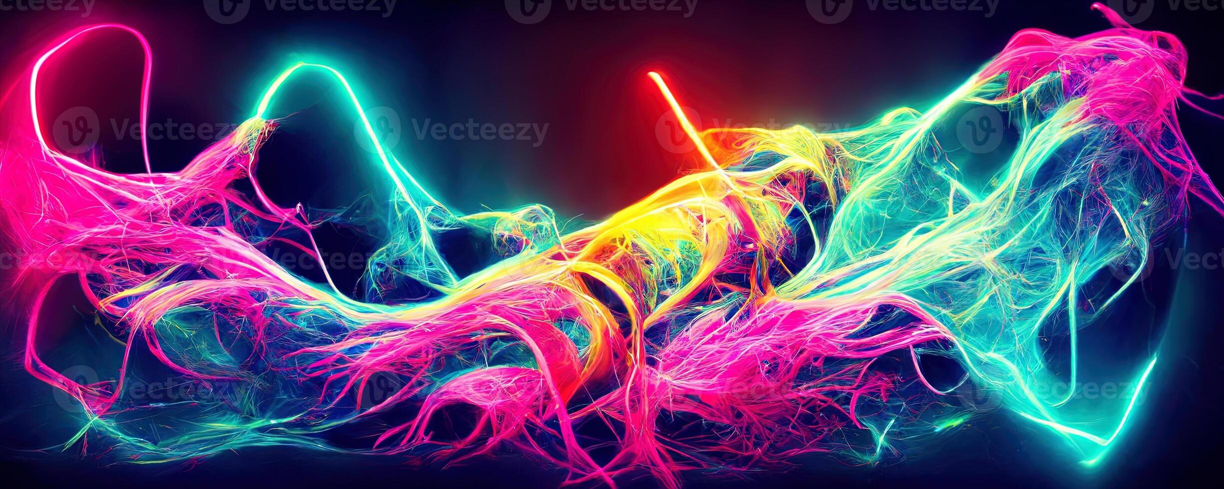 illustration of gaming background abstract, cyberpunk style of gamer  wallpaper, neon glow light of sci-fi. Glowing iridescent neon lights for  both light and dark backgrounds. Generative AI 23486370 Stock Photo at  Vecteezy