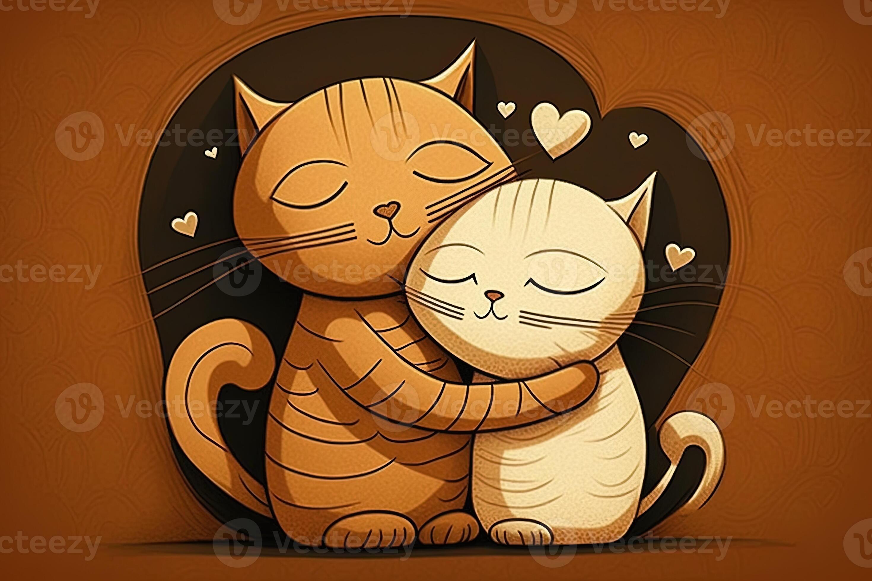 Cats, cuddle, heart, hug, love, pets, romance icon - Download on Iconfinder