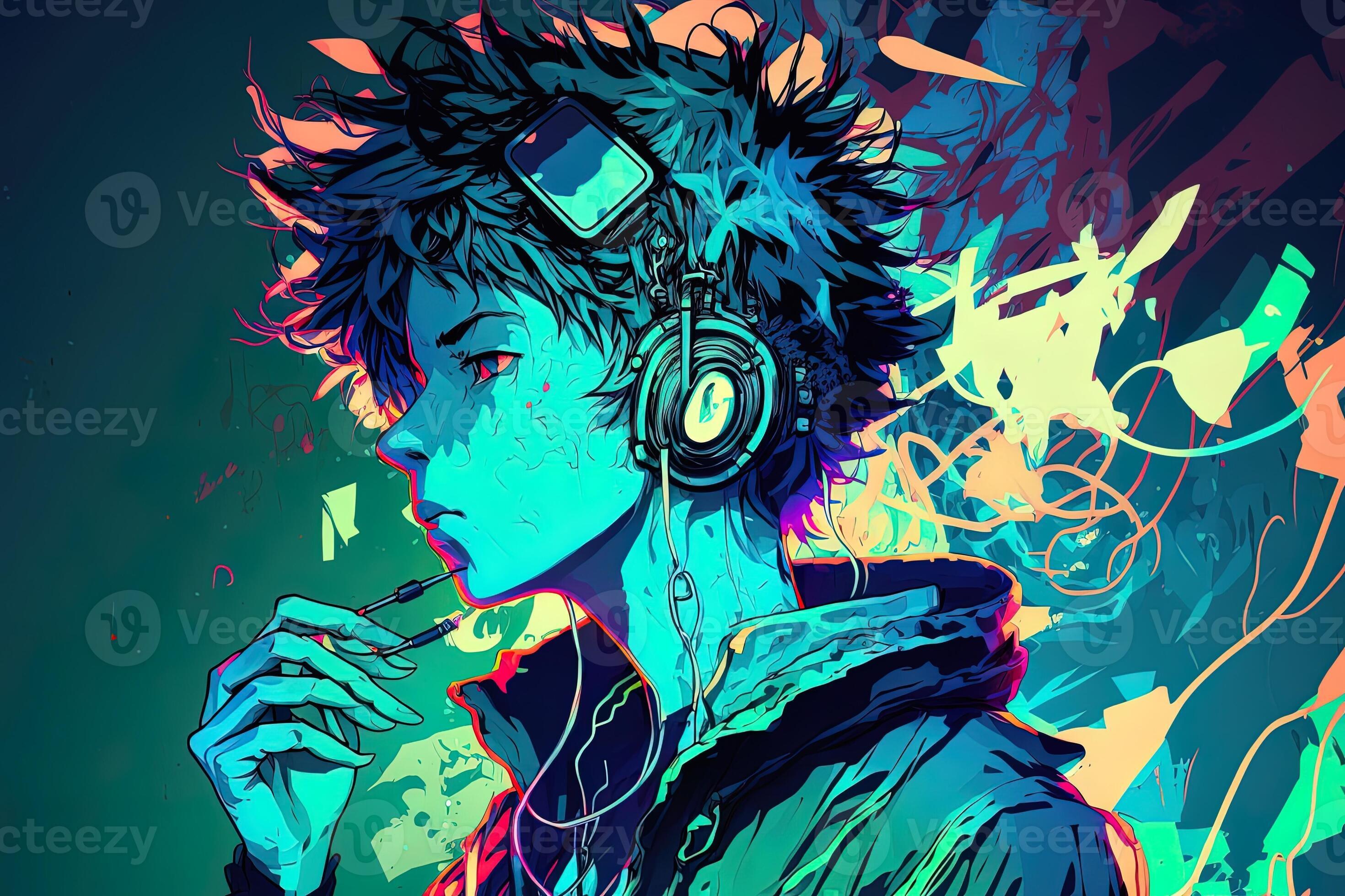 Anime Boy Headphones Wallpapers  Wallpaper Cave