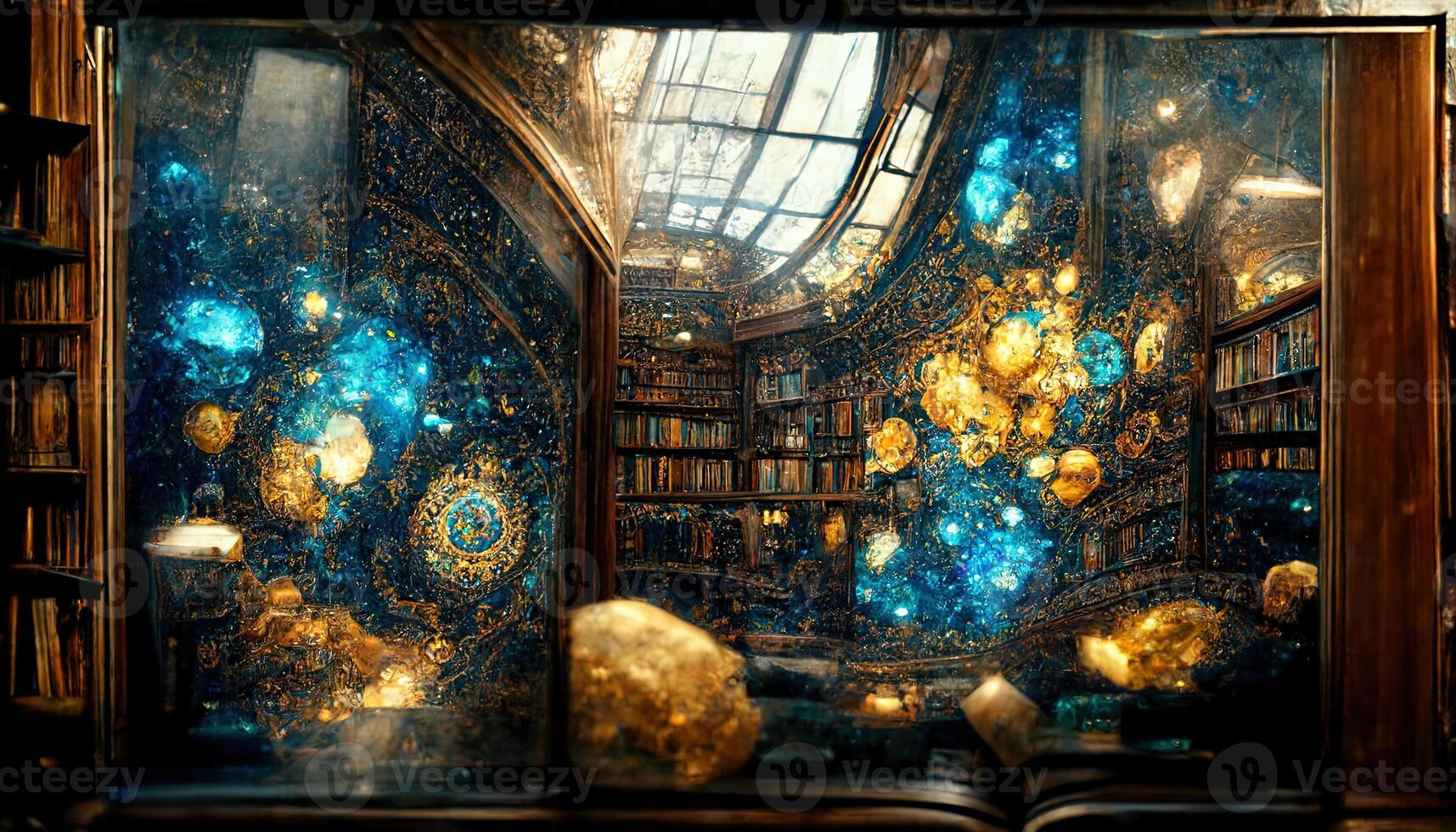 Magic Library Wallpaper