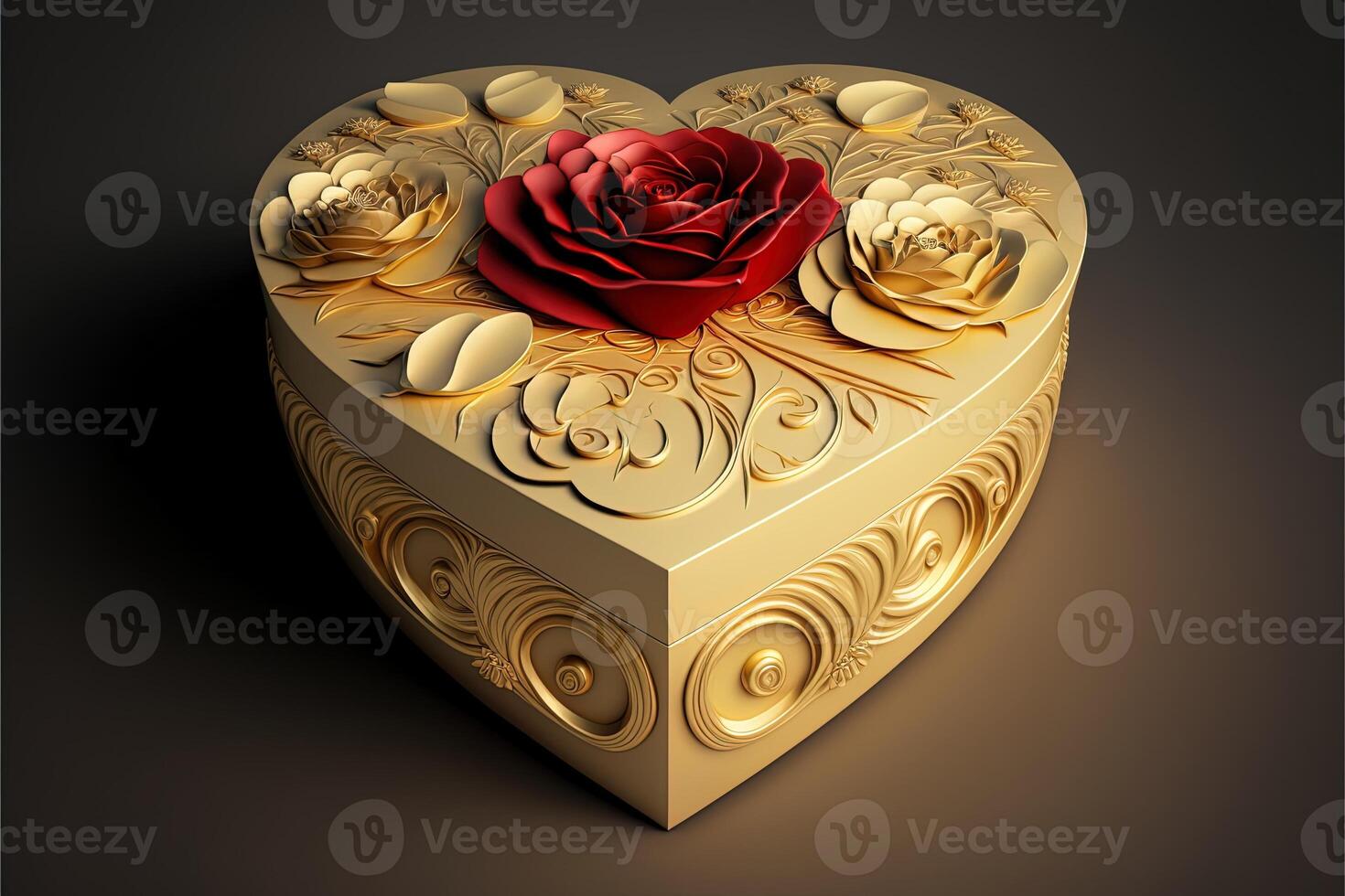 Realistic decorative gift boxes 3d gifts white cardboard packaging templates side view heart shape presents Perfectly wrapped valentines giftbox luxury cardboard photo