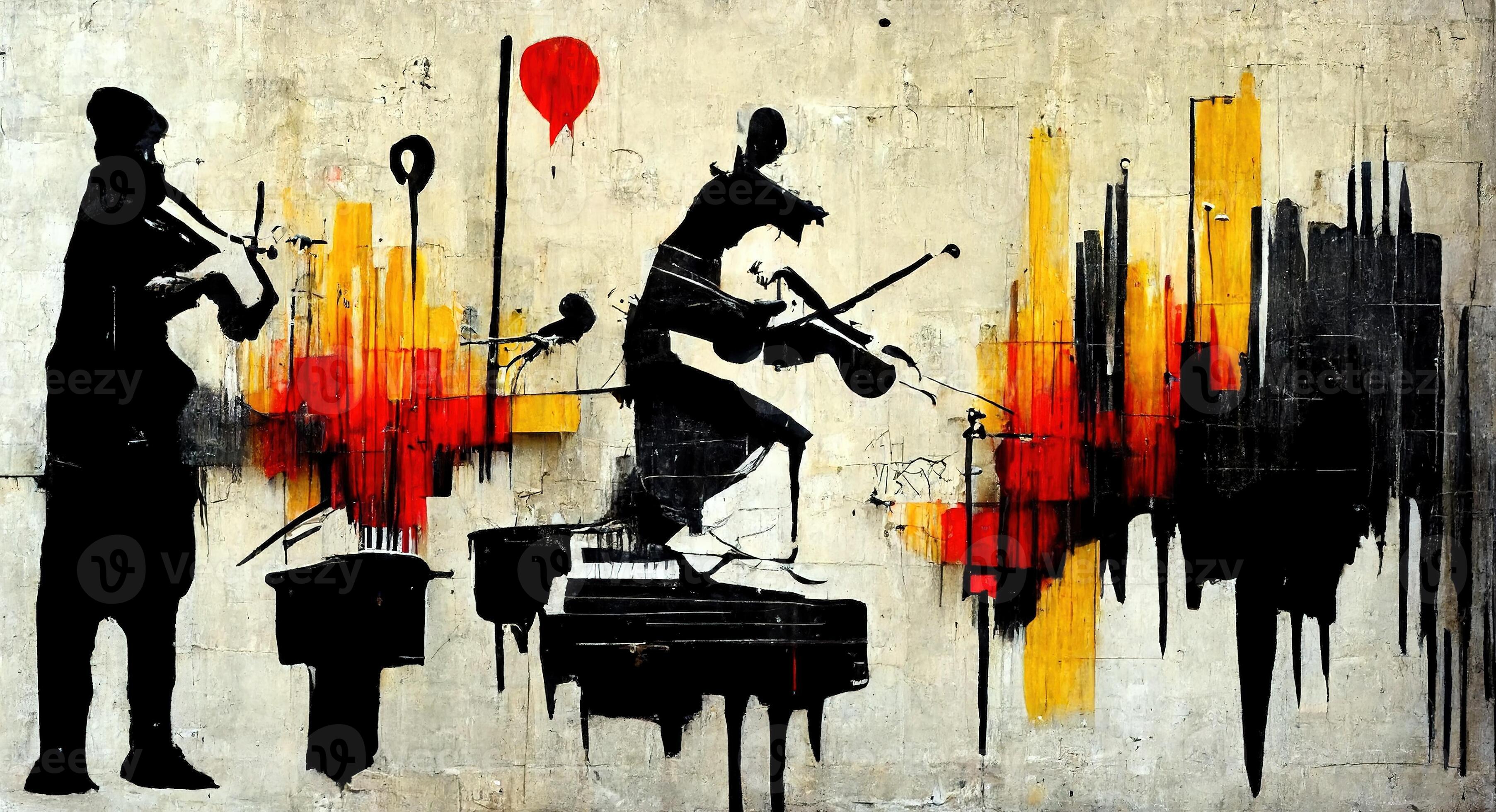 Piano street art top