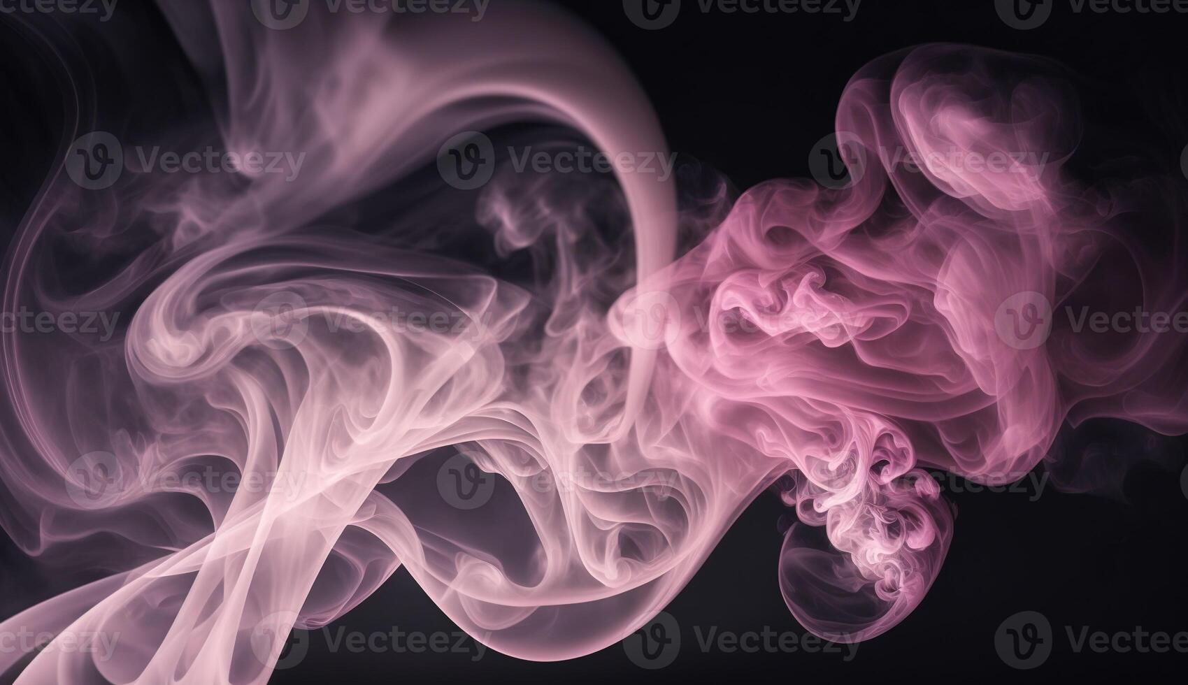 , Flowing light pink, viva magenta smoke with splashes. Soft fluid banner, spring female mood, 3D effect, modern macro realistic abstract background illustration, ink in water effect. photo