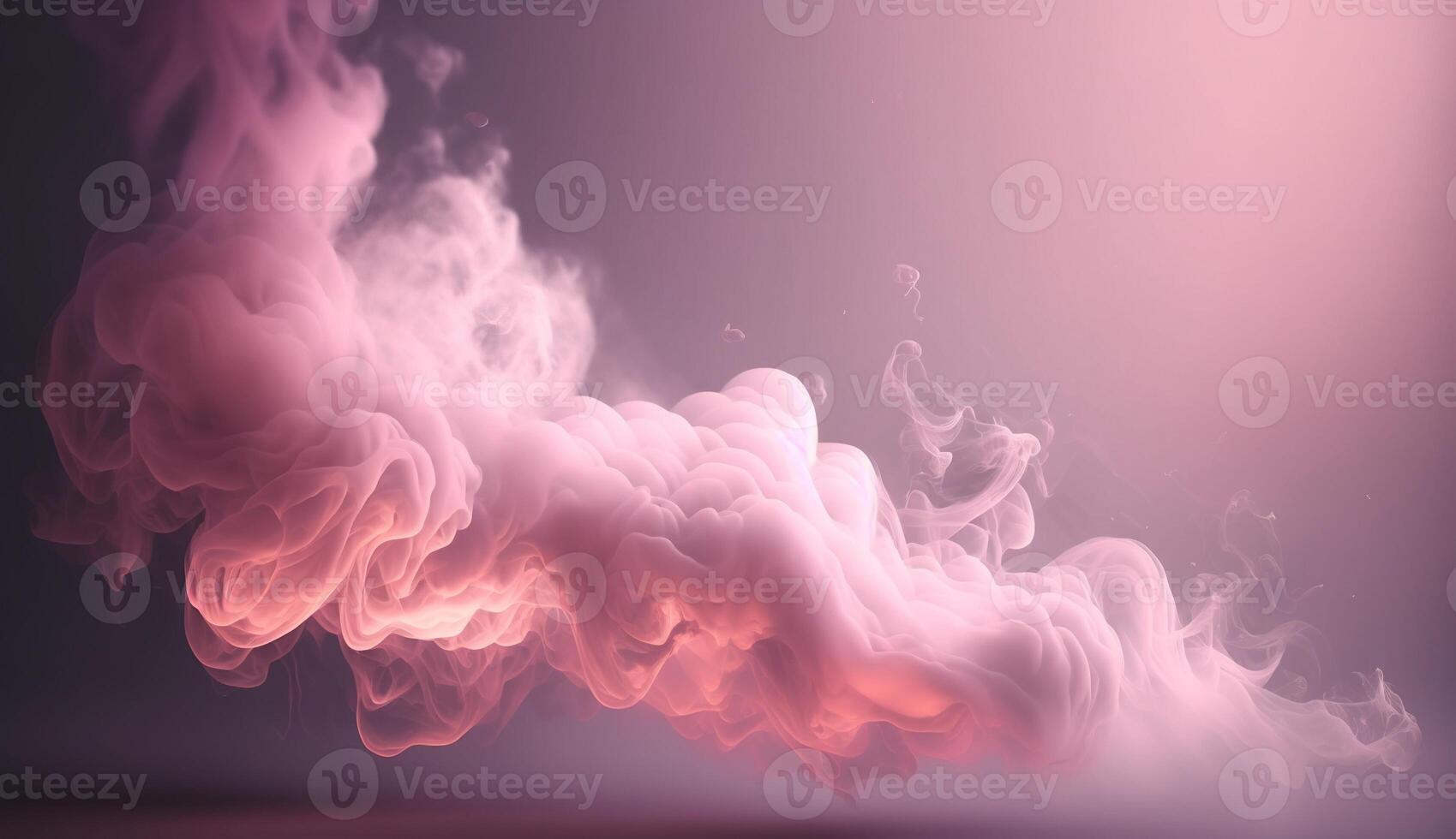 , Flowing light pink, viva magenta smoke with splashes. Soft fluid banner, spring female mood, 3D effect, modern macro realistic abstract background illustration, ink in water effect. photo