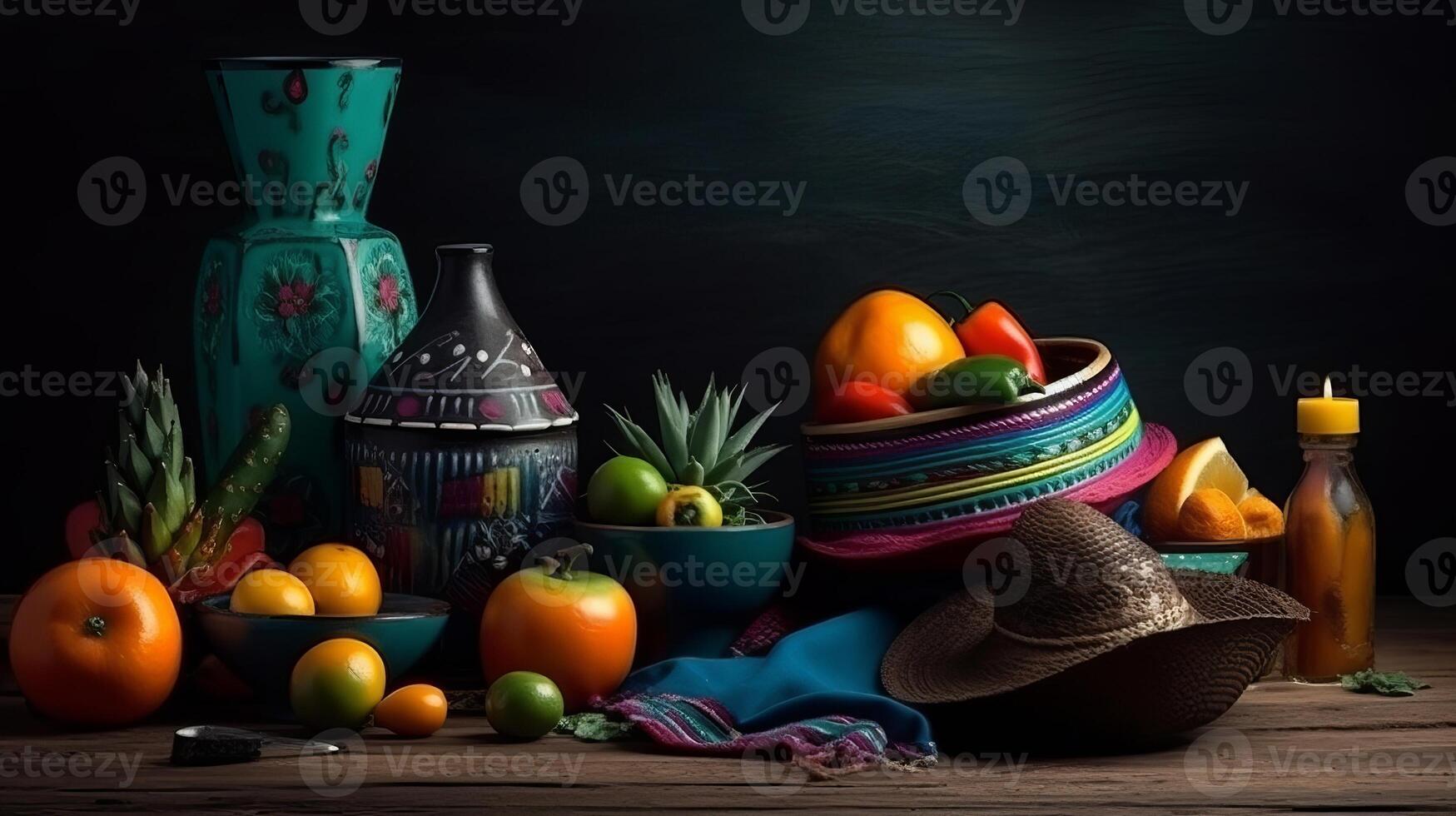 Composition for Cinco de Mayo concept. Creative resource, photo