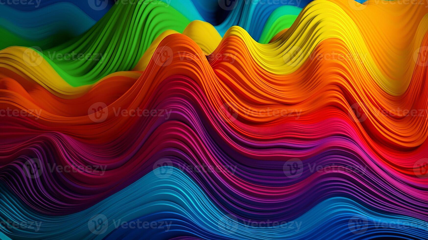Shinning Multicolored Wave Foundation. Creative resource, photo