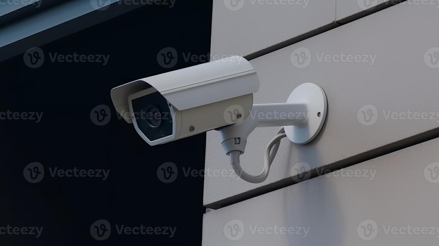 Security camera on advanced building. Able understanding cameras. Creative resource, photo