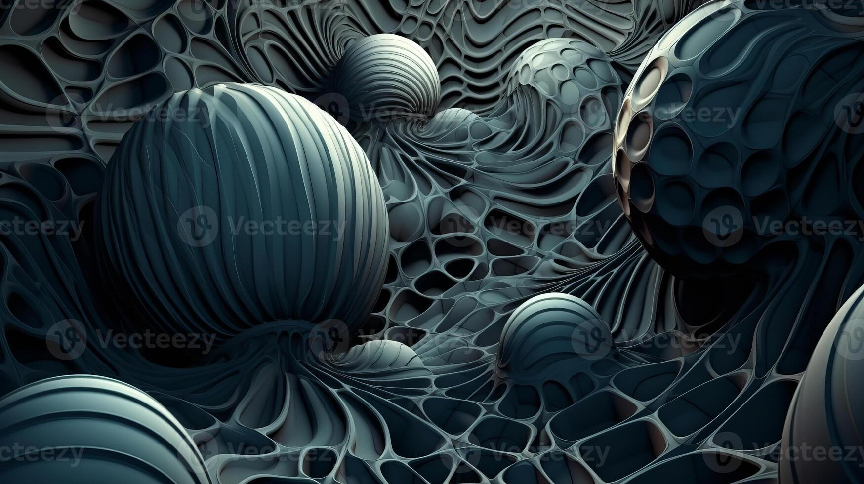 Shinning locks in Hypothetical establishment with smooth lines. Creative resource, photo