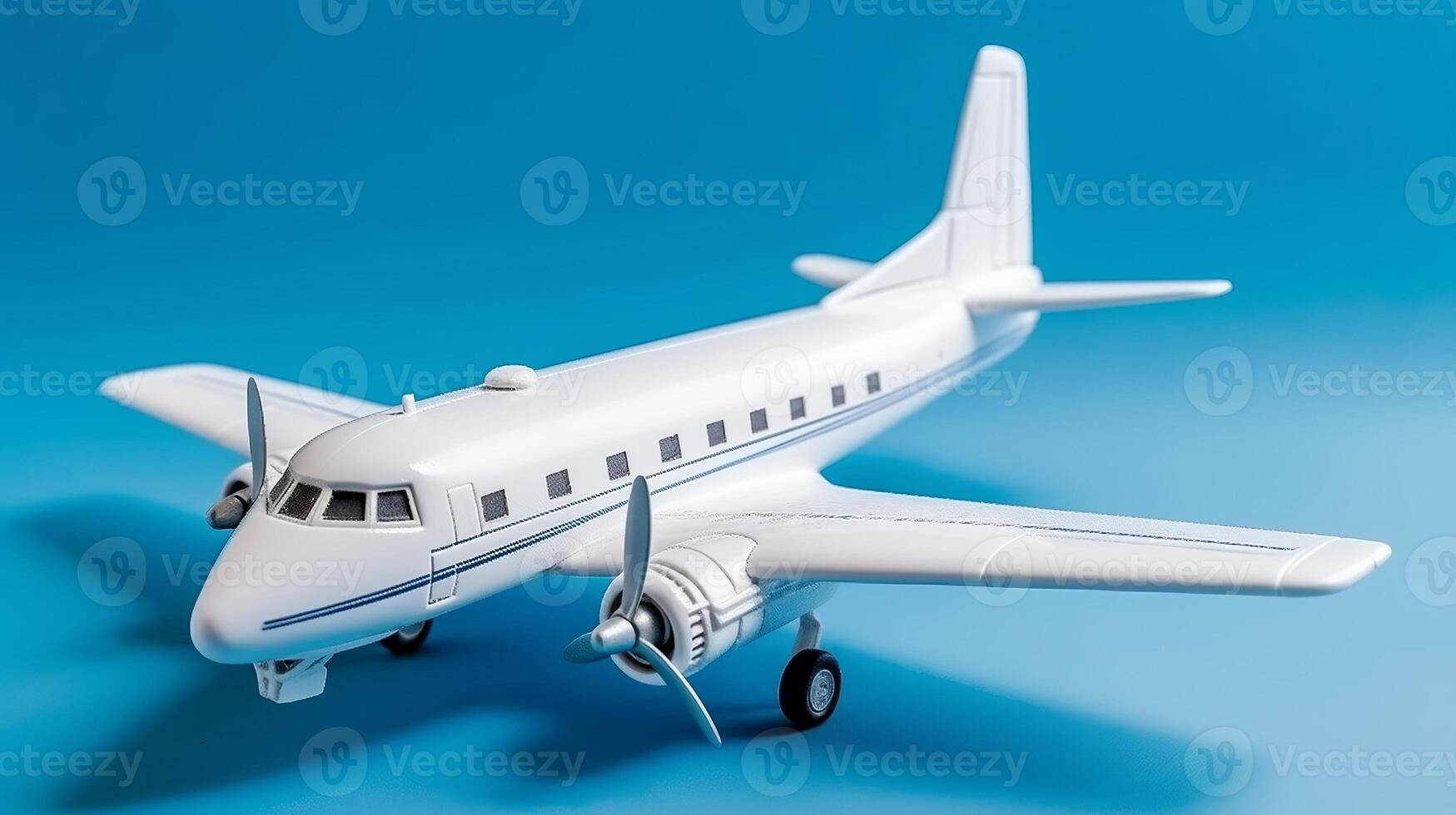 Close of white plane chart with clouds on blue establishment. Creative resource, photo