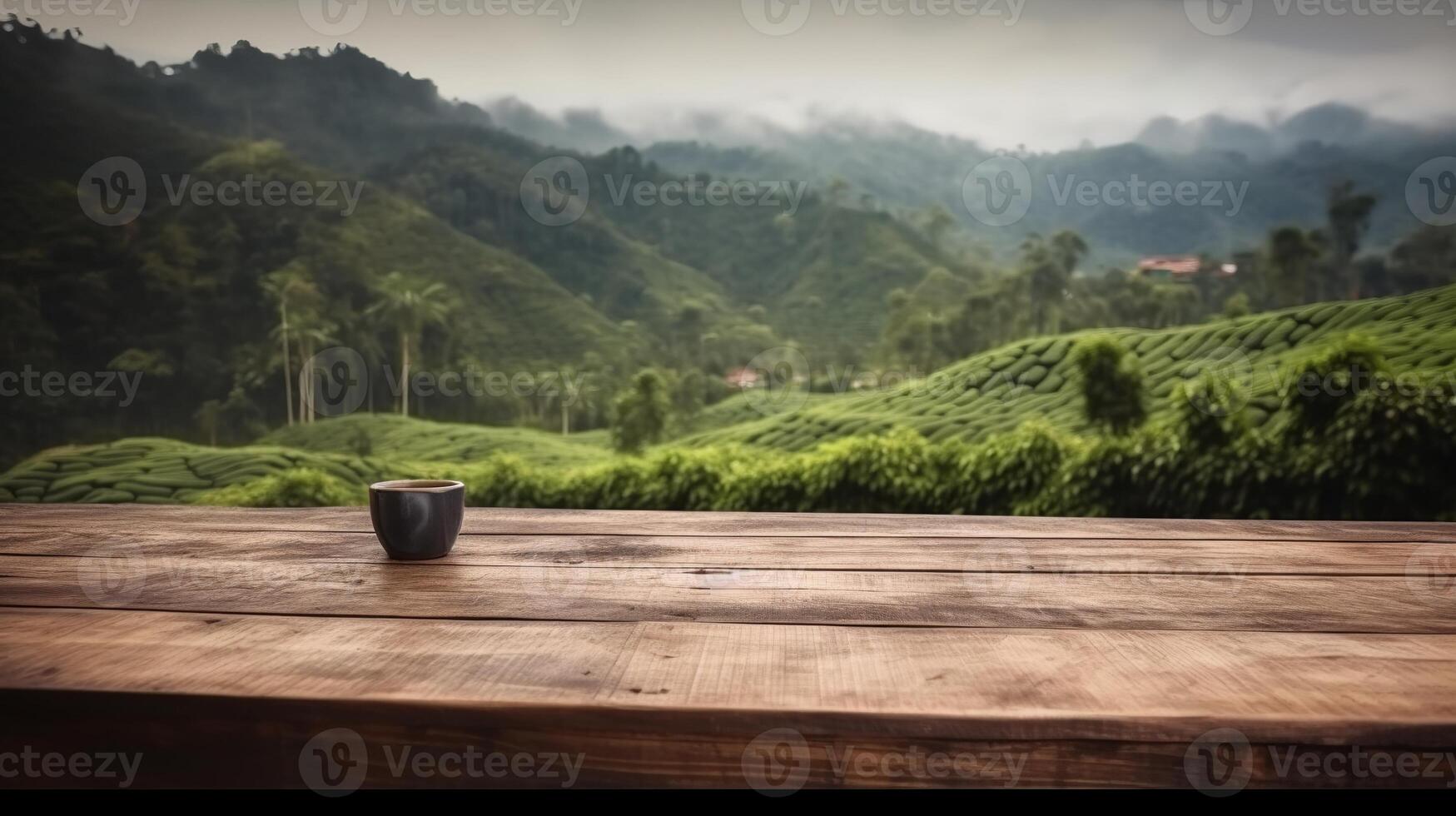 Cleanse wooden table a humble bunch of time as of late tea house establishment. Creative resource, photo